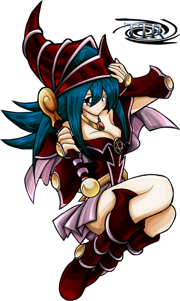 Dark Magician Girl Renders By Truthisreality - Yugioh Red Dark Magician Girl On Spell Rune Circles (624x1040)