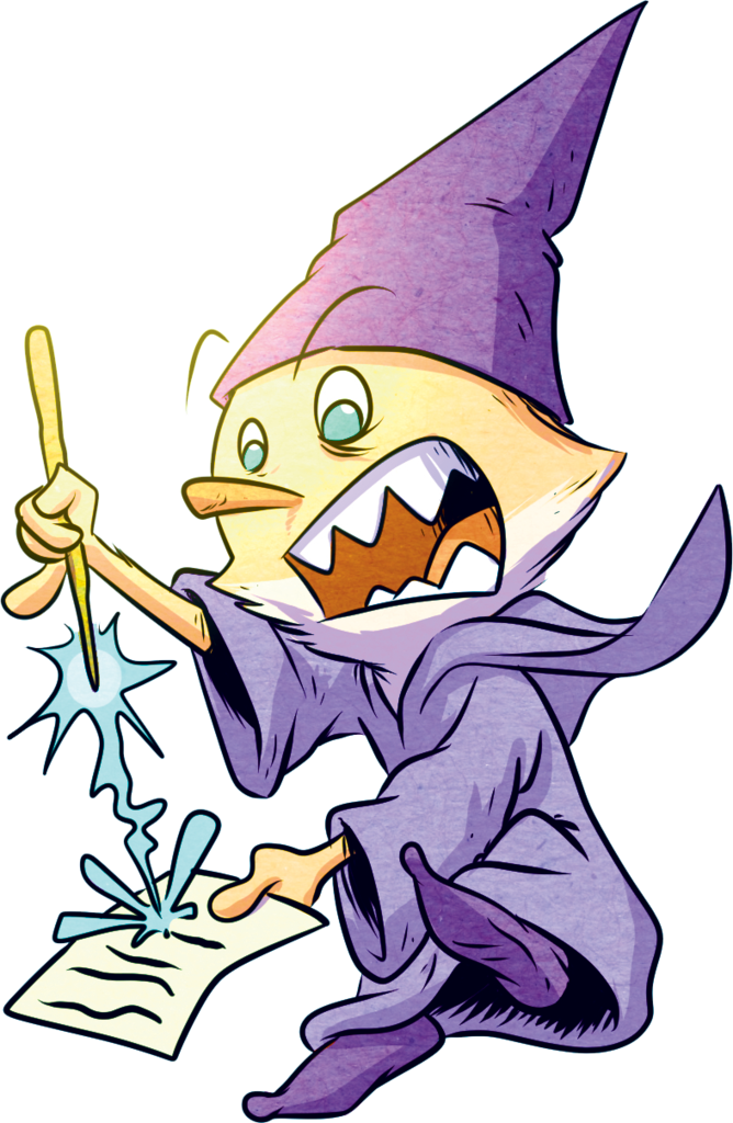 35 - Writing Wizard - Cartoon (668x1024)