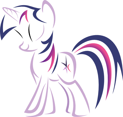 Twilight Sparkle By Artist- - Cartoon (500x476)