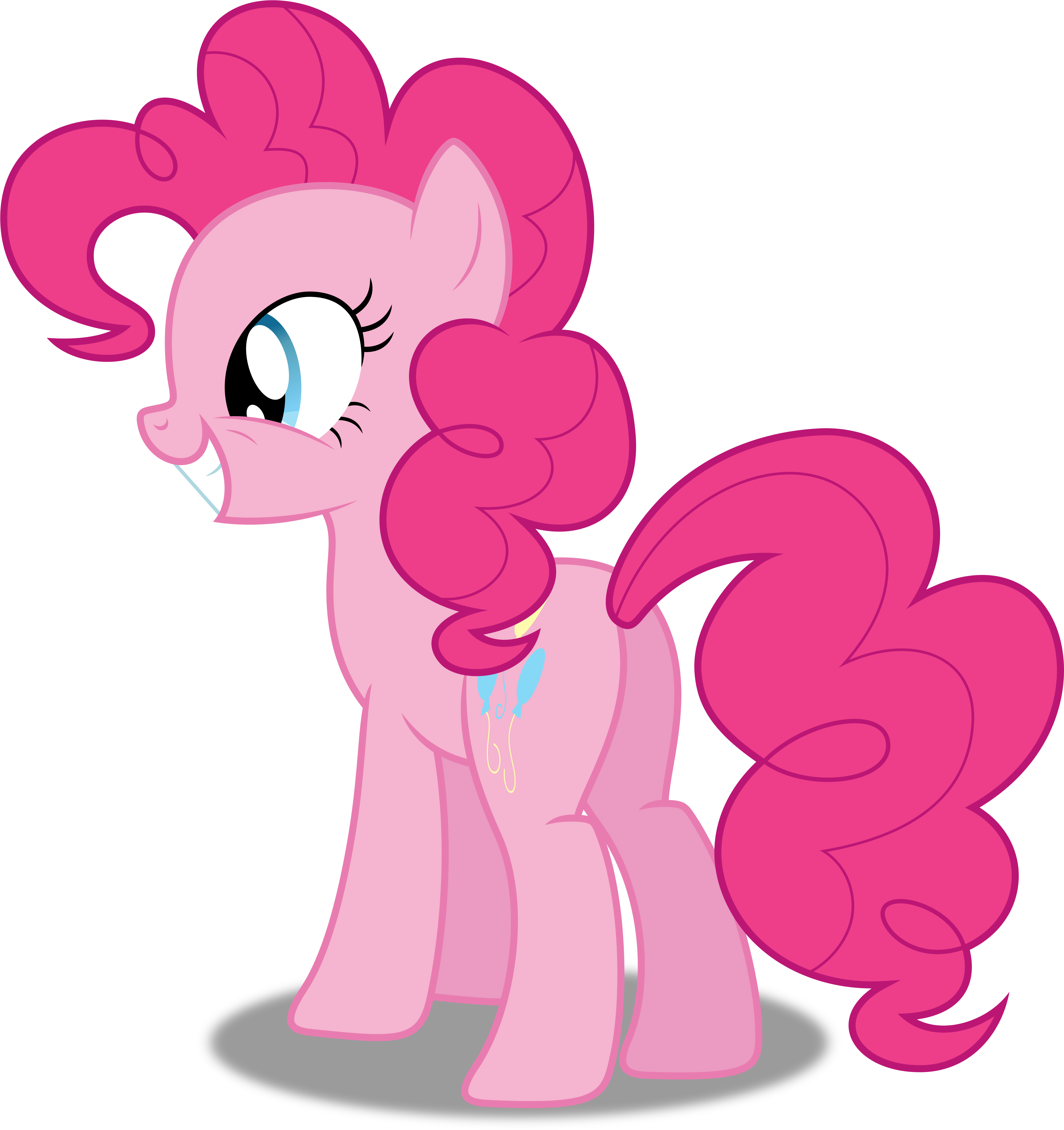 Dashiesparkle Vector - My Little Pony Pinkie Pie Run (4697x5000)