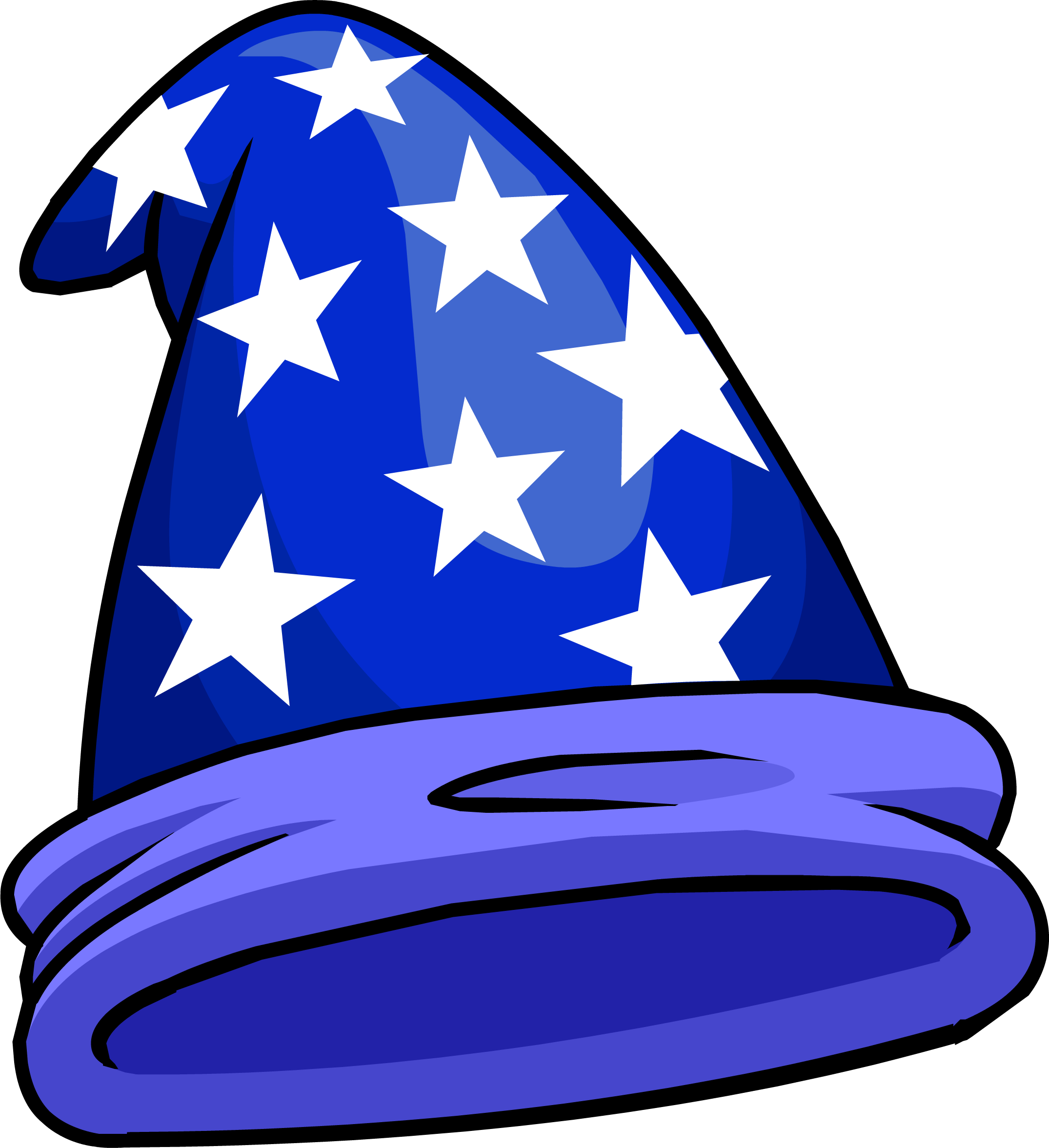 Wizard Hat - Club Penguin Wizard Hat (2150x2353)