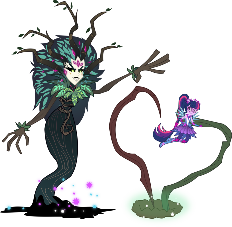 [request] Gaia Everfree And Twilight Sparkle By Limedazzle - Legend Of Everfree Gaia Everfree (904x884)