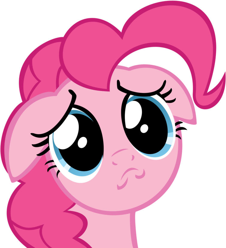 My Little Pony Clipart Pinky - Pinkie Pie Sad Gif (900x842)