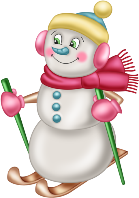 Bonhomme De Neige,tube,png - Snowman (600x777)