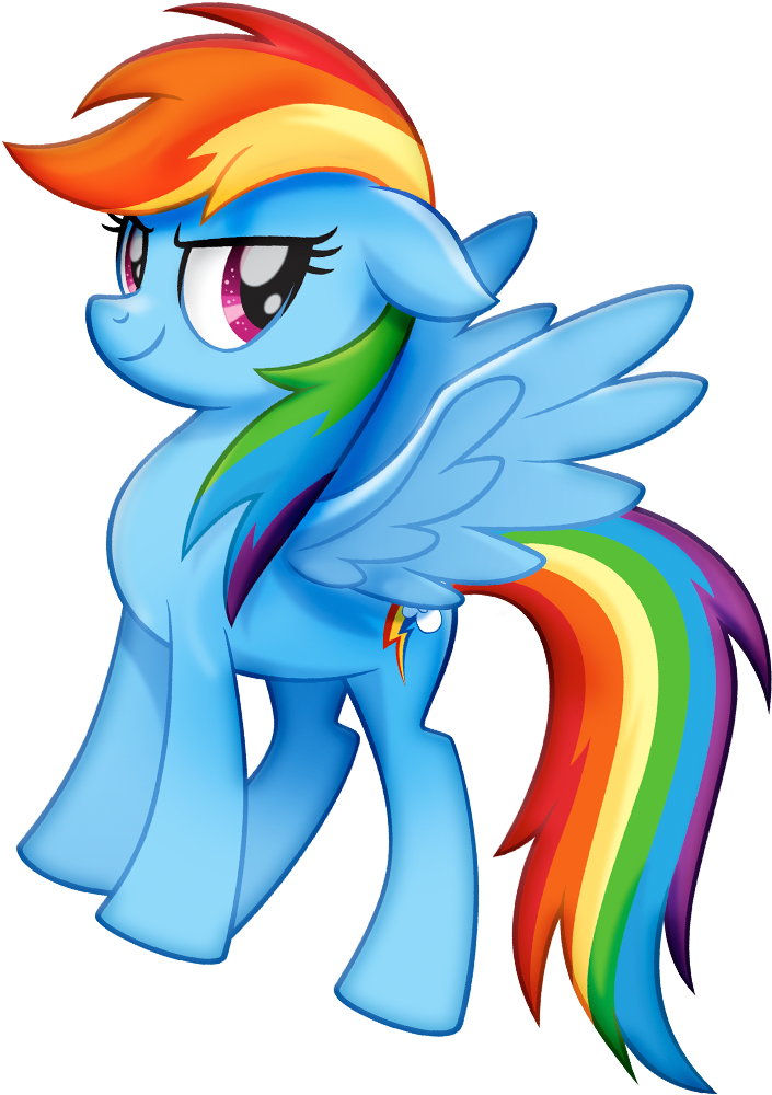 My Little Pony Clipart High Resolution - My Little Pony Movie Rainbow Dash (1024x1024)