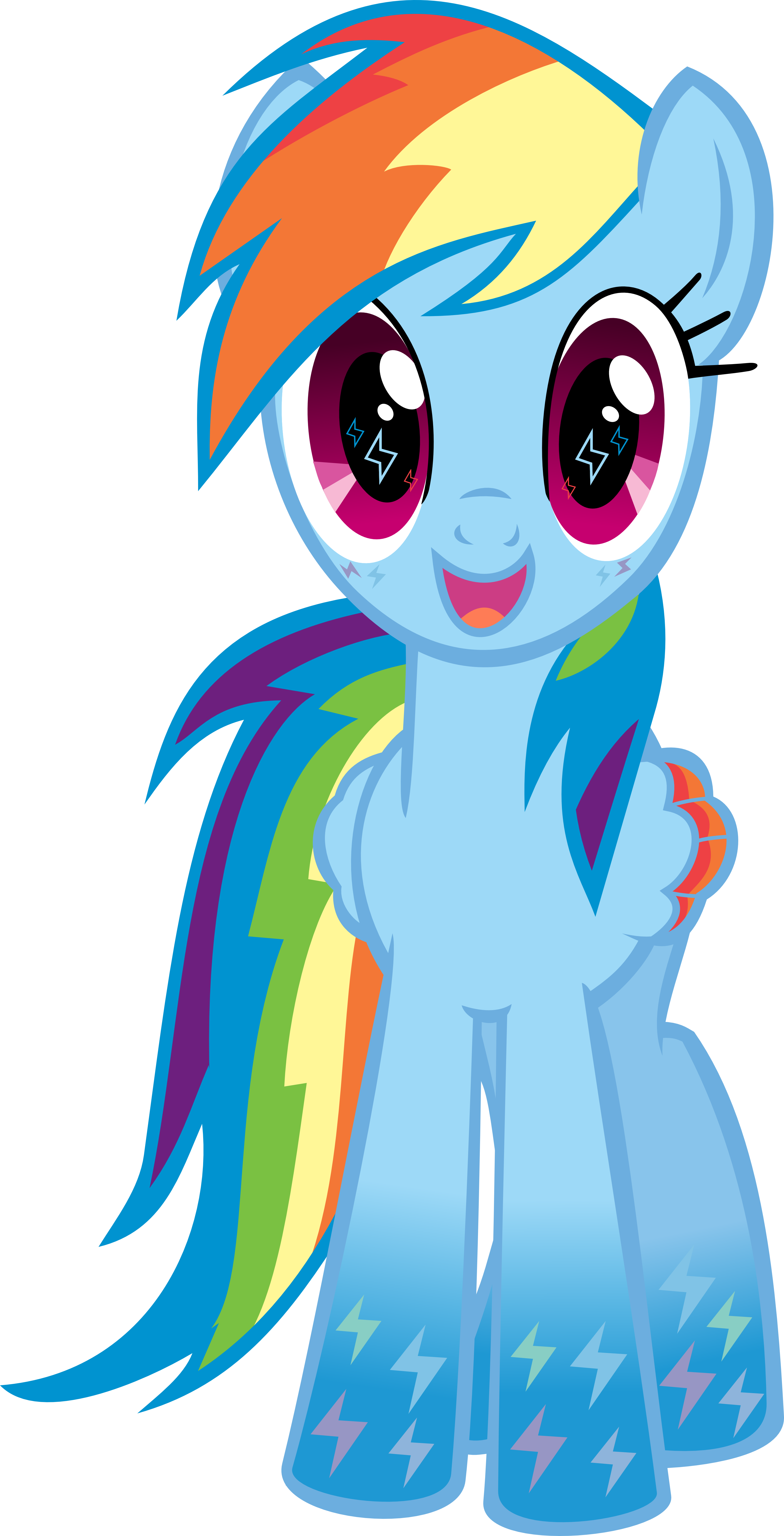 Rainbowfied Rainbow Dash Hug By Meganlovesangrybirds - Eg Rainbow Dash Hug (3103x6075)