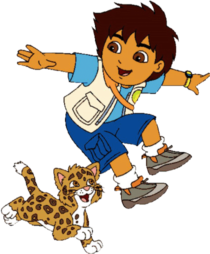 Clipart Diego Dora - Go Diego Go (600x512)