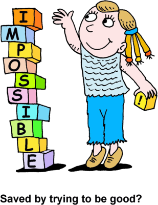Girl With Blocks - Impossible Clipart (309x400)