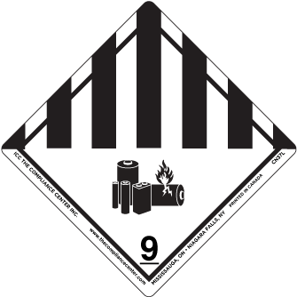 Hazard Class - Class 9 Hazardous Materials (350x350)