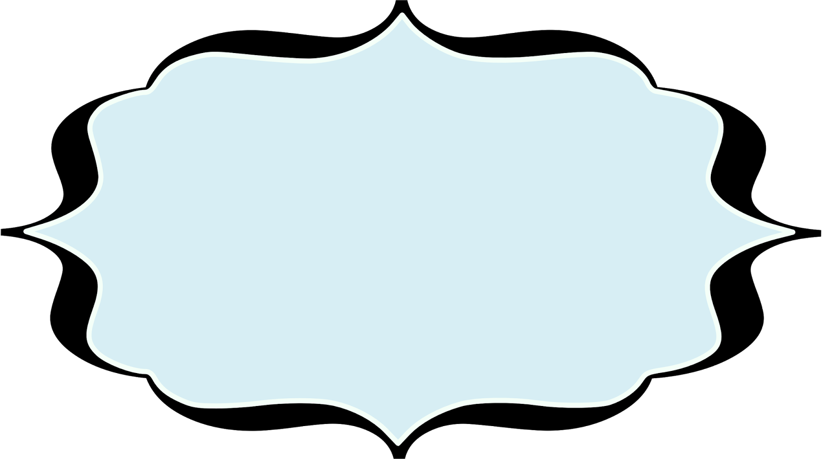 Fancy Label Template - Grey Fancy Labels Transparent Clipart (1600x892)