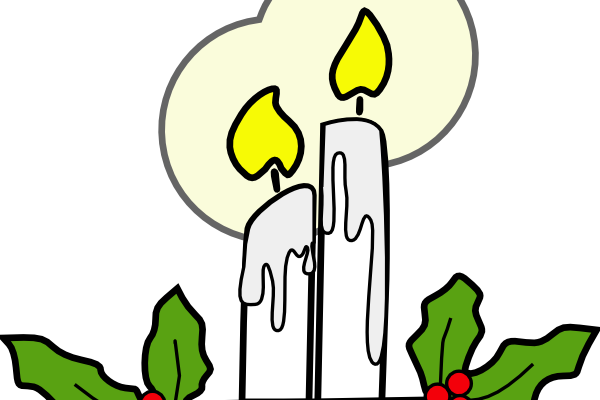 Merry Christmas Clip Art (600x400)
