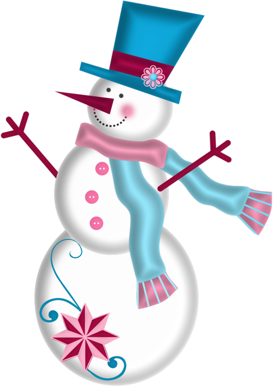 Jack Frost Snowman Christmas Clip Art - Jack Frost Snowman Christmas Clip Art (568x800)
