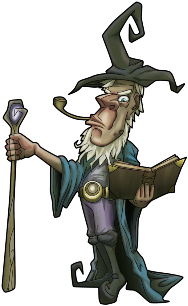 Action Rpg Wizard By Danlhughes - Action Role-playing Game (735x1088)