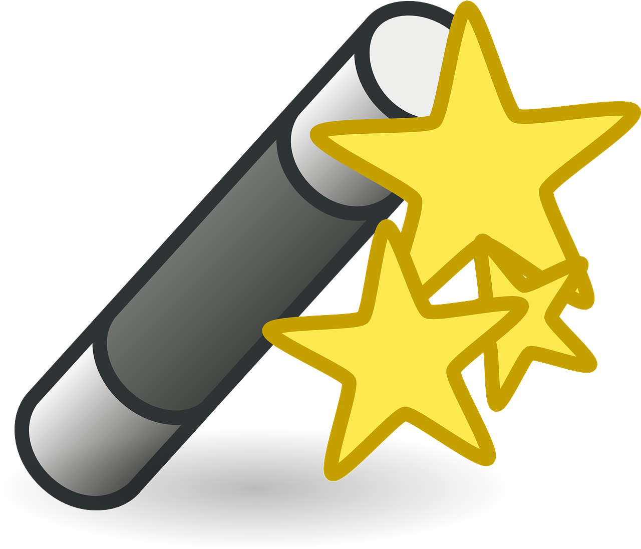 Star, Cartoon, Stars, Magic, Wand, Wizard - Wand Clip Art (958x958)