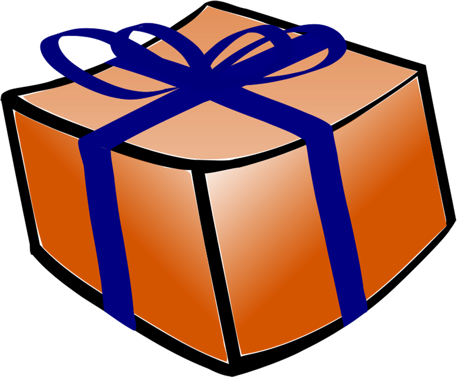 Happy New Year - Gift Clipart No Background (1600x1324)