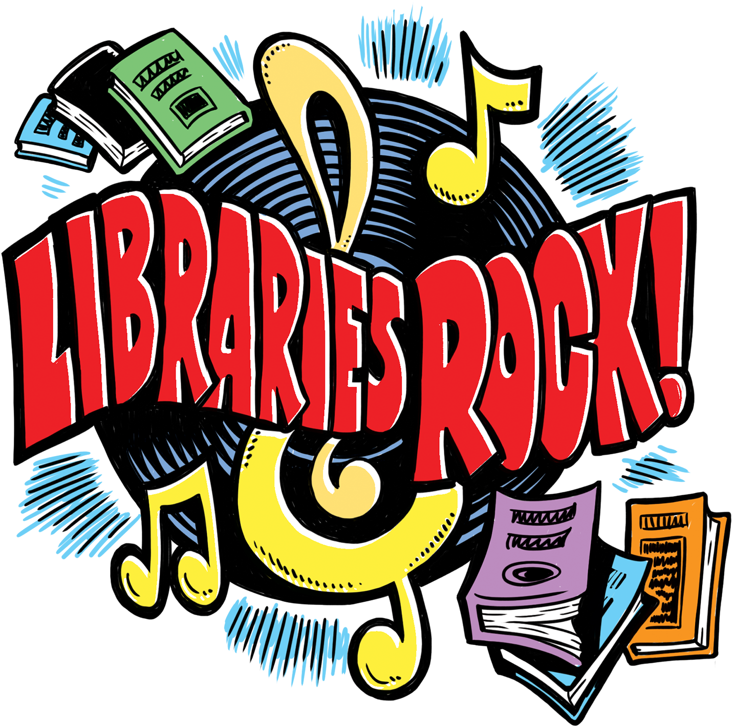 2nd & 3rd Grade Summer Reading Book & Film Club Plainsboro - Libraries Rock Summer Reading Program (1512x1500)