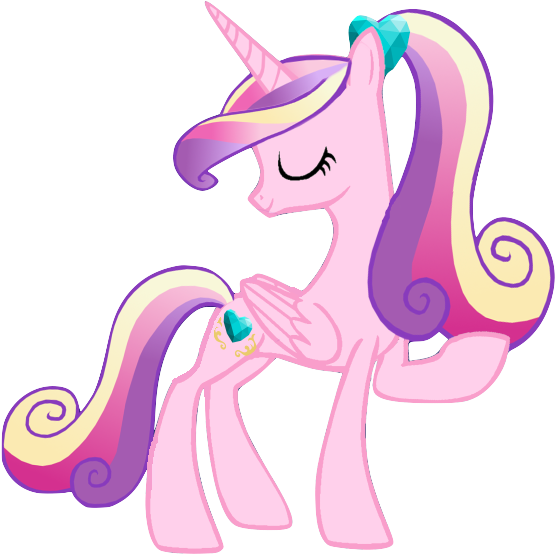 Mlp Princess Cadence Ponytail By Winxflorabloomroxy - My Little Pony Princess Cadence (595x580)