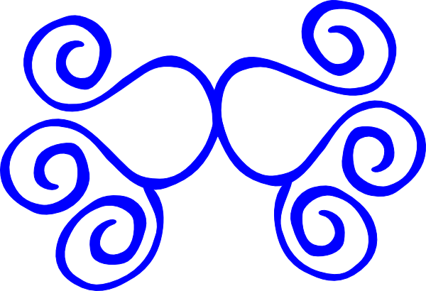 Blue Swirl Clip Art Vector 600 X 410 44 Kb Png Courtesy - Clip Art (600x410)