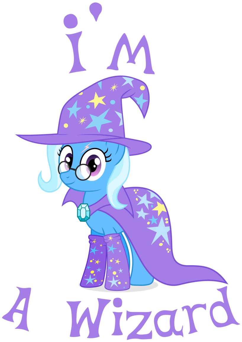 Wizard Applejack Fluttershy Pony T-shirt Mammal Vertebrate - Cartoon (1024x1253)