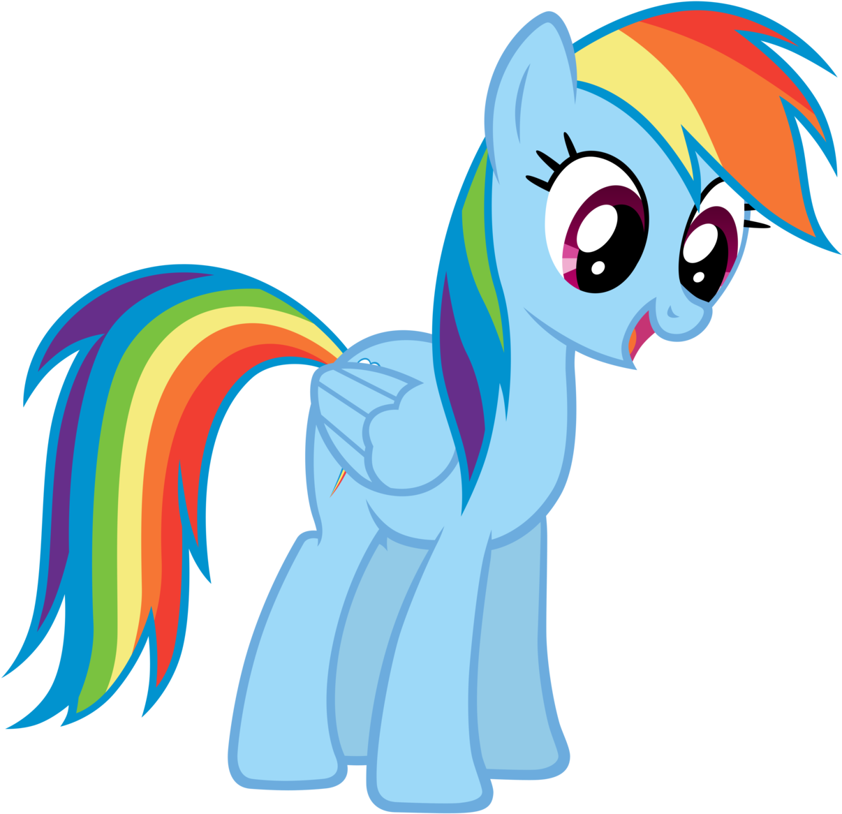 Rainbow Dash Also Finds The Floor By Mrlolcats17-d5ec79d - Friendship Is Magic Rainbow Dash (1280x1207)