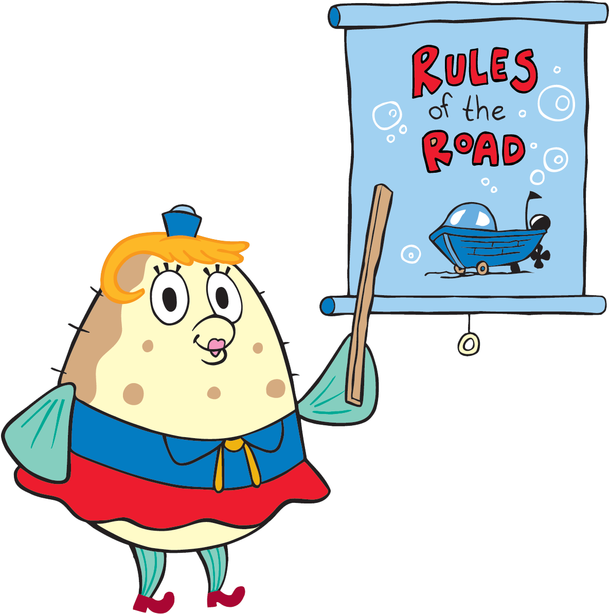 Magic School Bus - Spongebob Squarepants Mrs Puff (1284x1285)