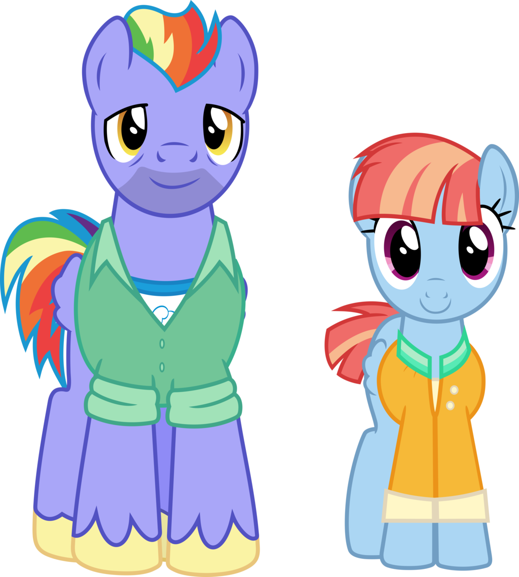Rainbow Dash's Parents By Pink1ejack - Mlp Rainbow Dash Mom (1024x1139)