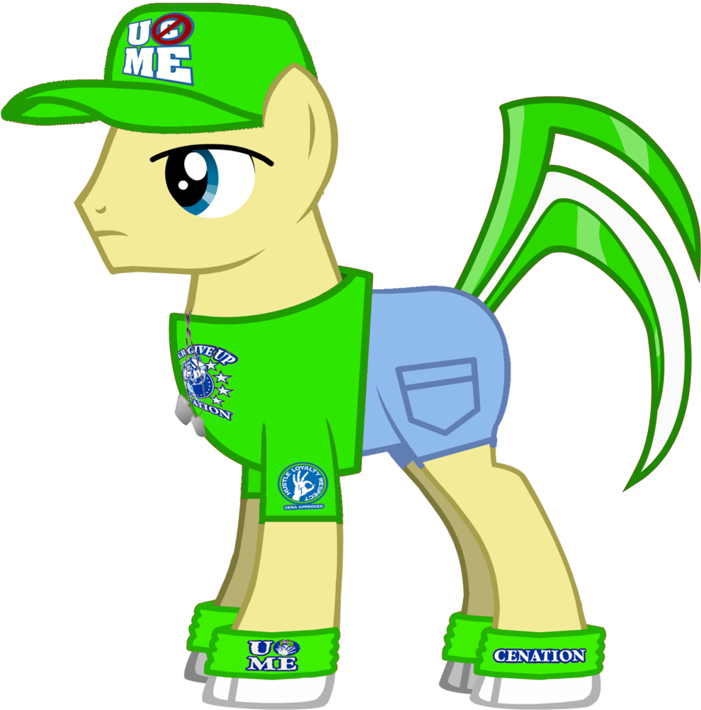 Best Of John Cena Clip Art Medium Size - Wwe My Little Pony (1024x1021)