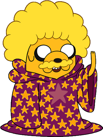 Wizard Robe Jake - Adventure Time With Finn (413x515)