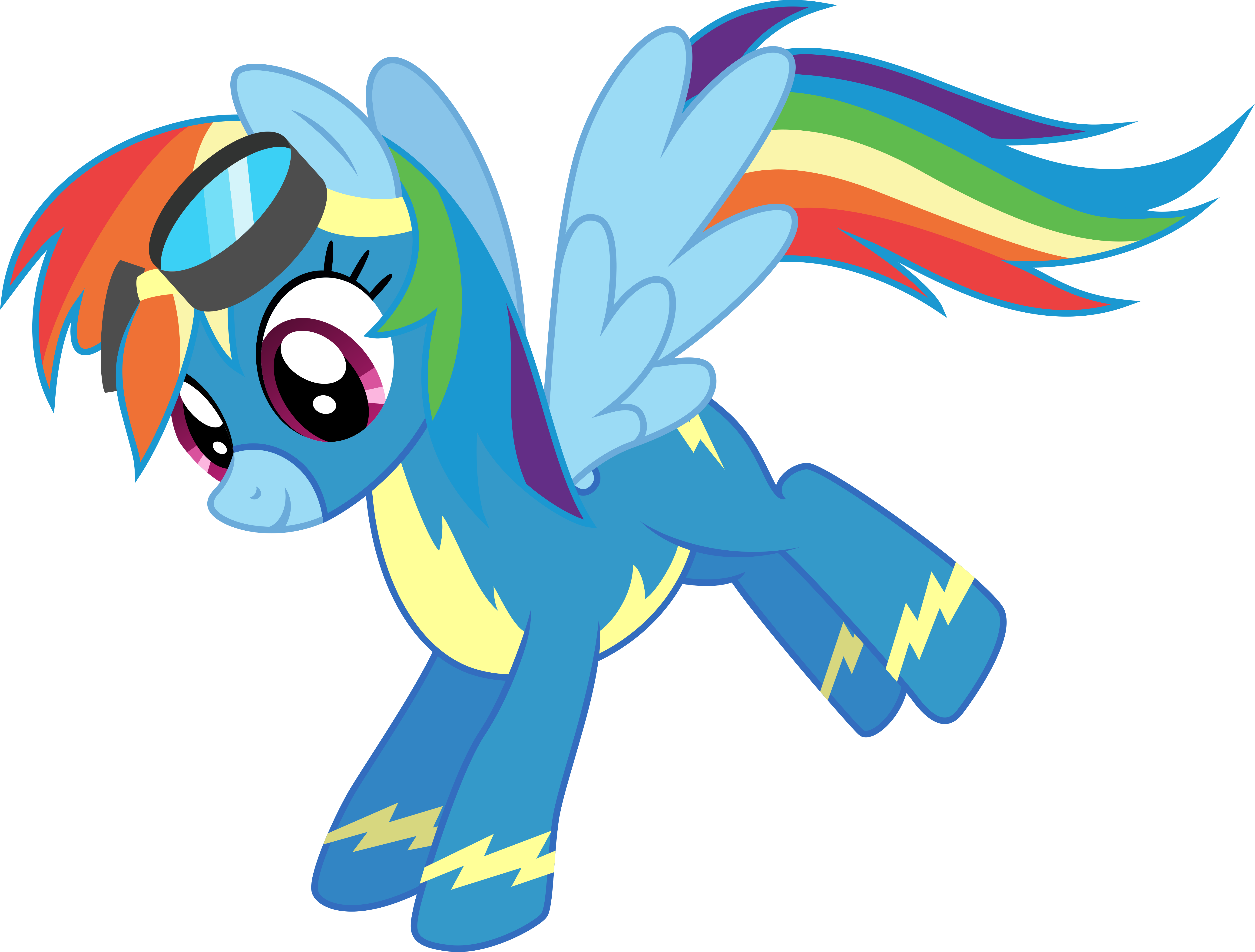 Rainbow Dash Wonderbolt By Tralomine - My Little Pony Rainbow Dash Wonderbolt (5399x4096)