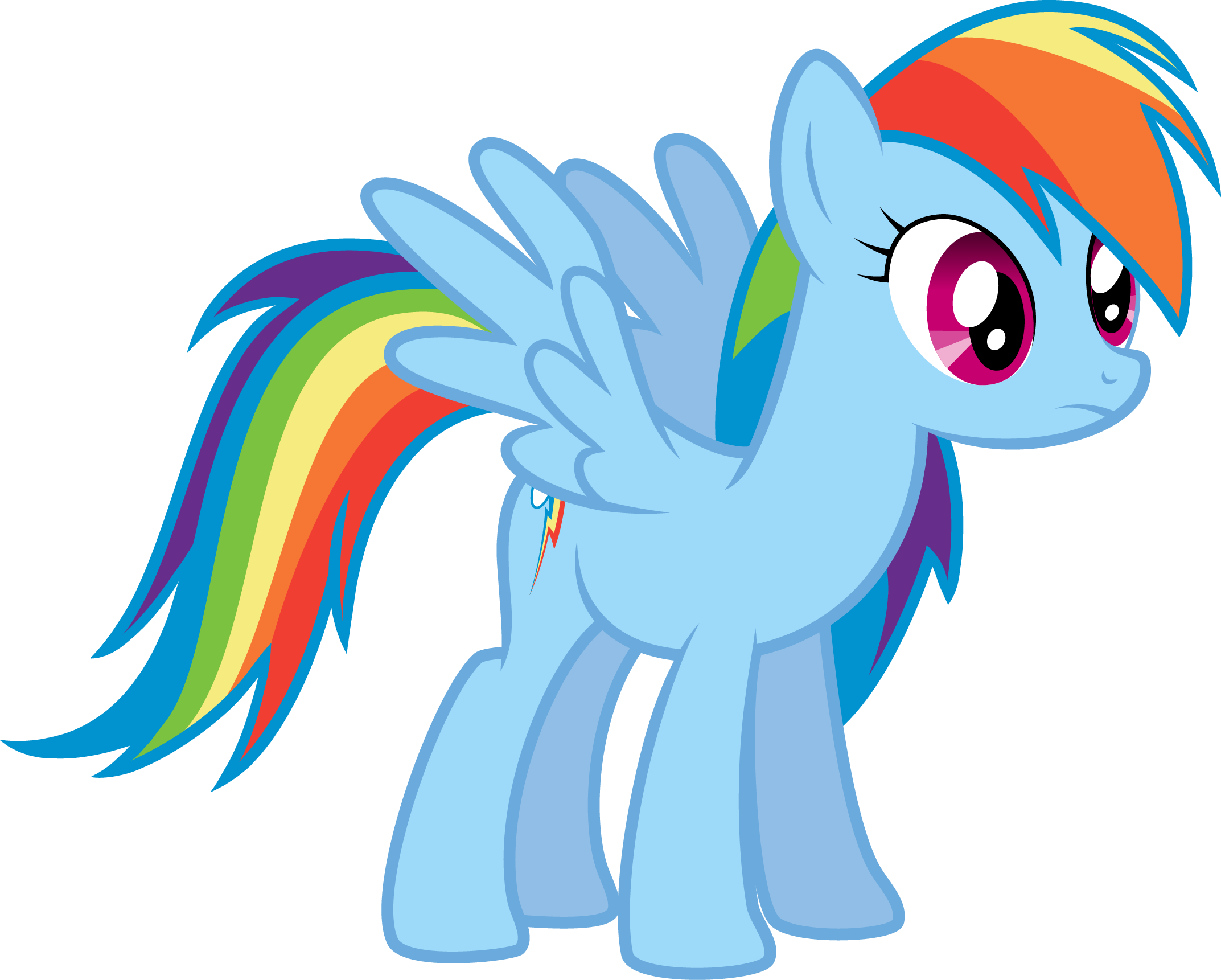 Rainbow Dash By Ready2fail - Friendship Is Magic Rainbow Dash (2145x1721)