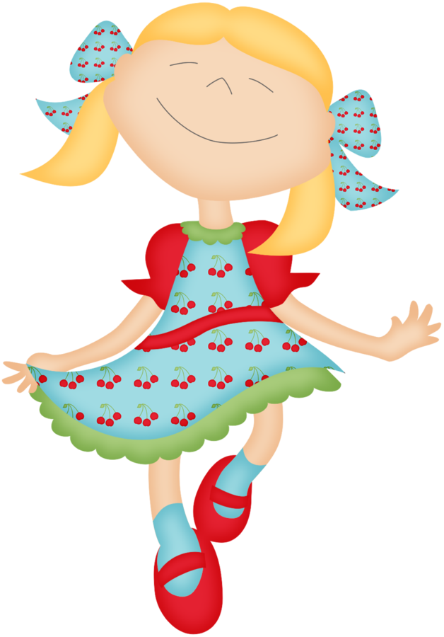 Cartoon Pretty Little Girl (628x900)
