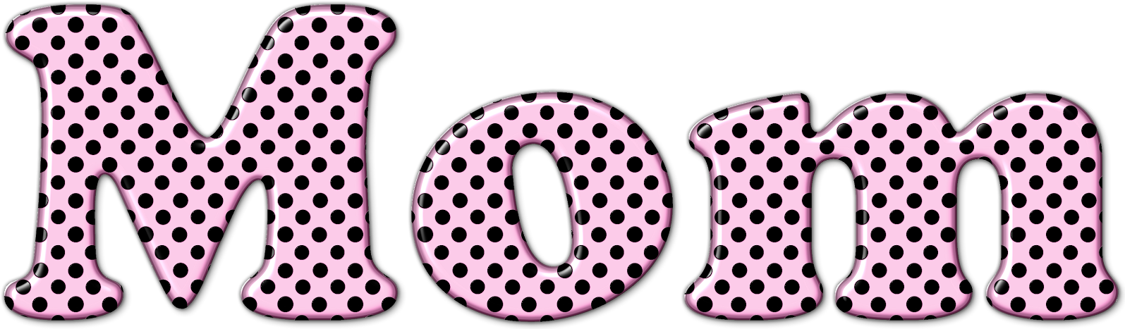 Free I Love You Clipart - Word Mom Clip Art (1600x477)