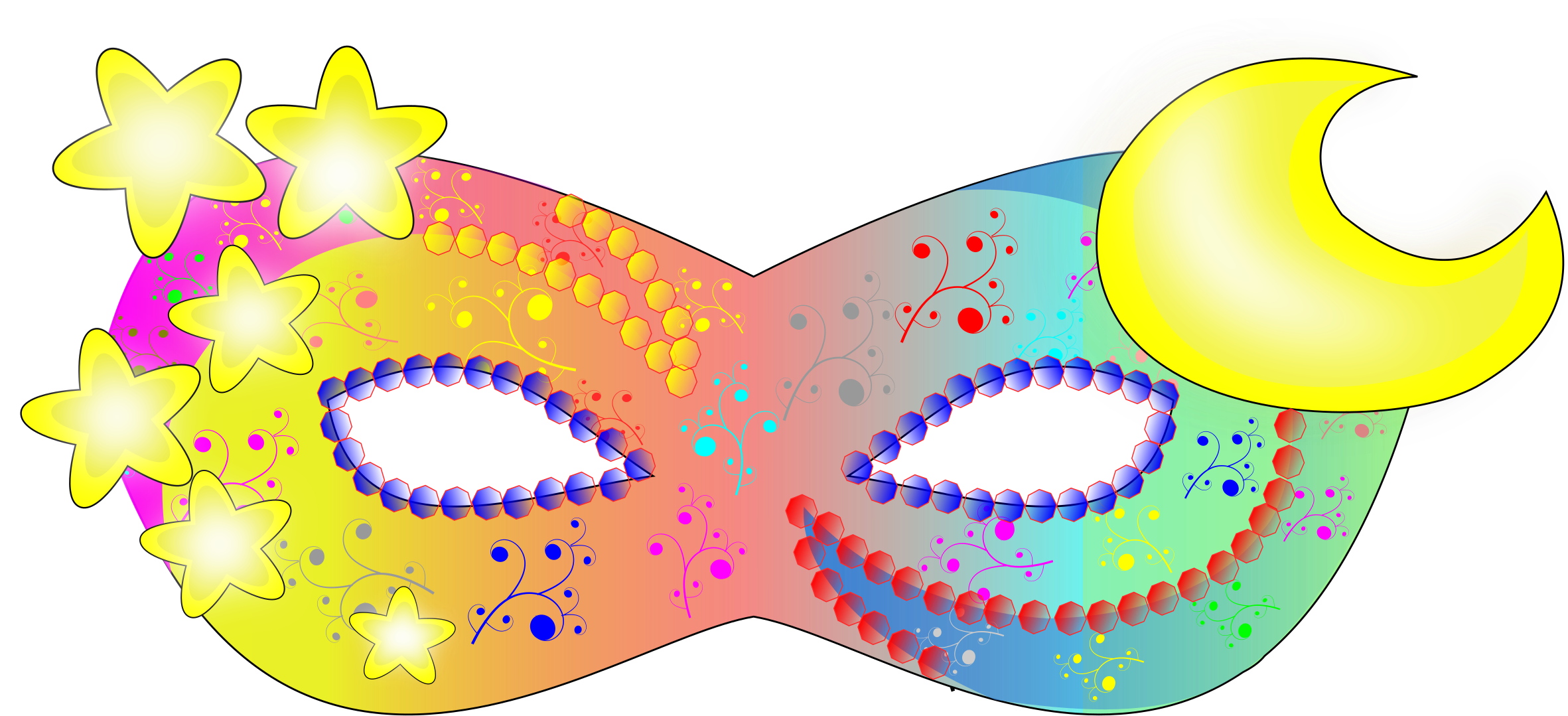 Маска звезд распечатать шаблон Caretas y máscaras de carnaval para colorear Mascaras carnaval, Páginas para col