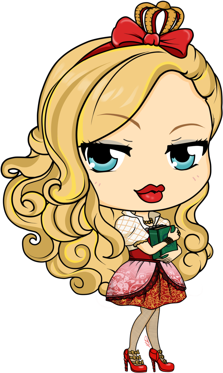 Ever After High - Ever After High Apple White Chibi (900x1296)
