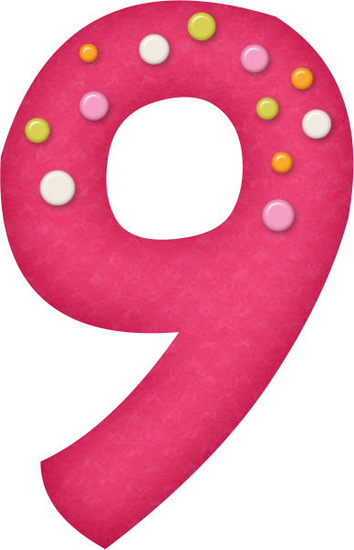 Kids Numbers, Birthday Stuff, Birthday Boys, Clipart, - Number 9 3d Png (388x603)