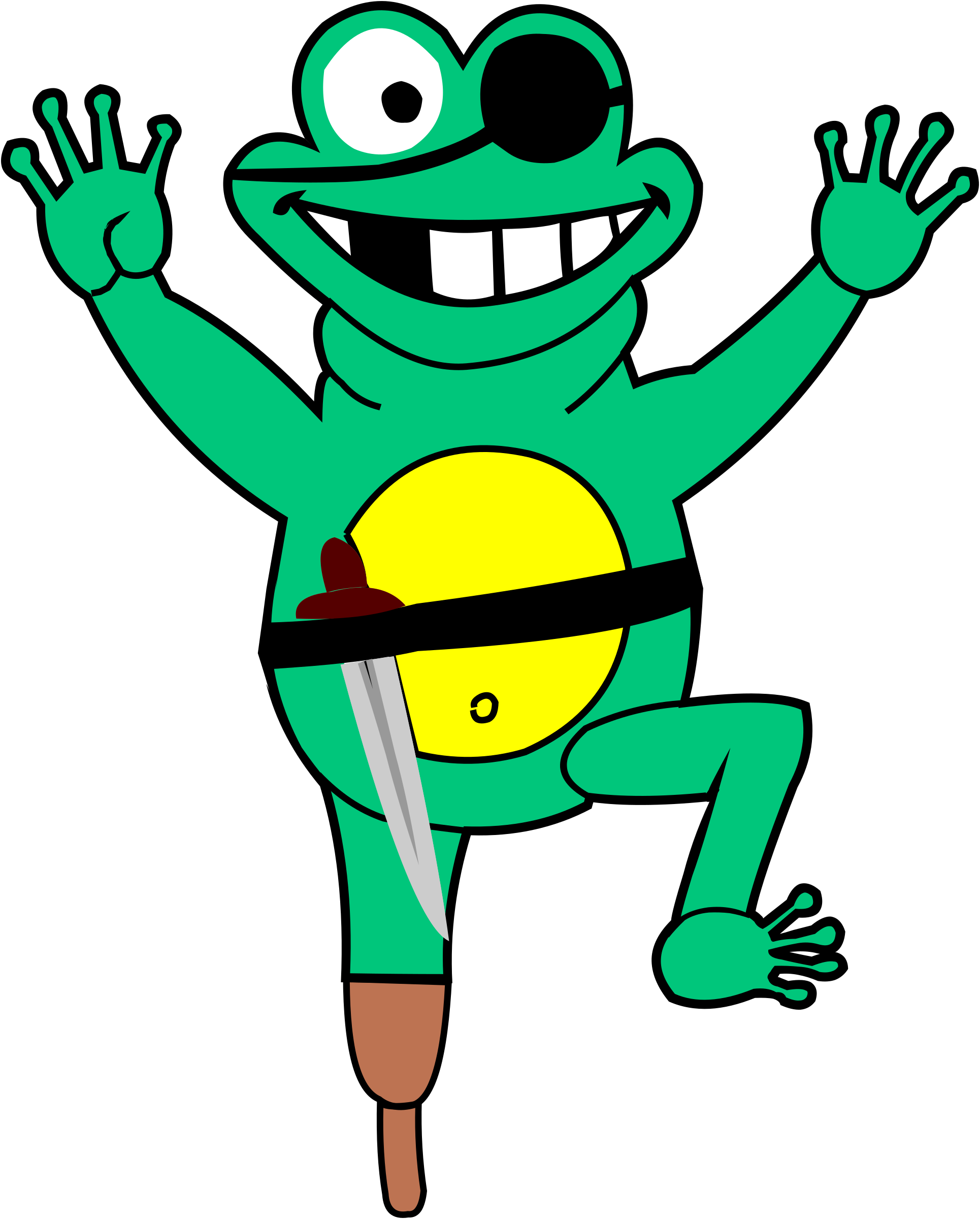 Get Notified Of Exclusive Freebies - Pirate Frog (1930x2400)