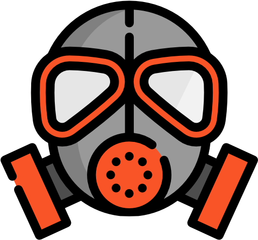 Gas Mask Free Icon - Mascara De Gas Icon (512x512)