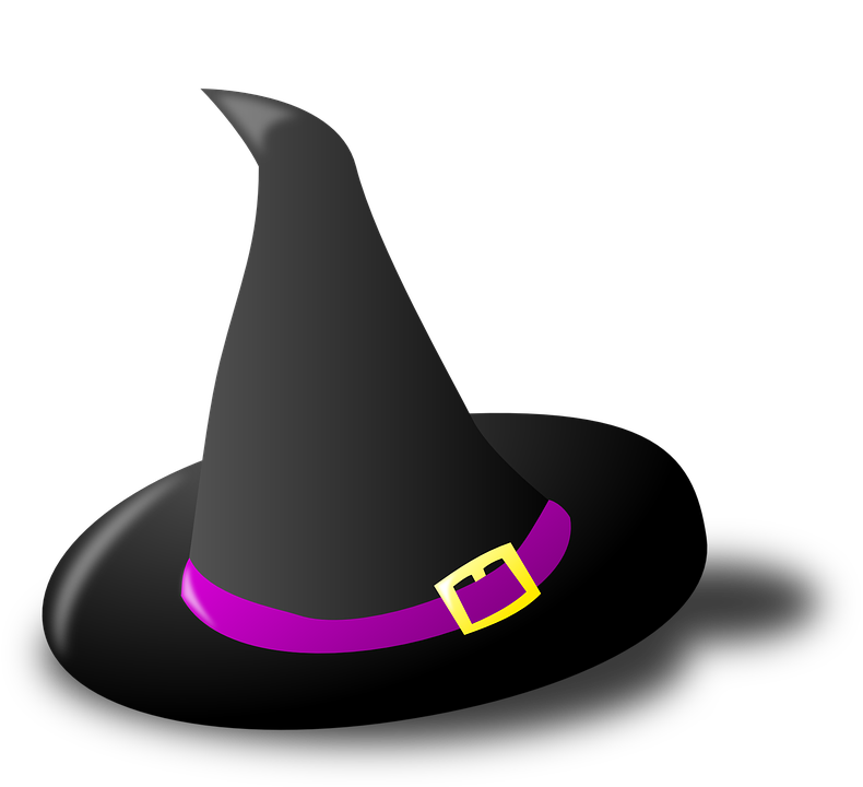 Witch Hat Clip Art - Cartoon Halloween Witch Hat (790x720)