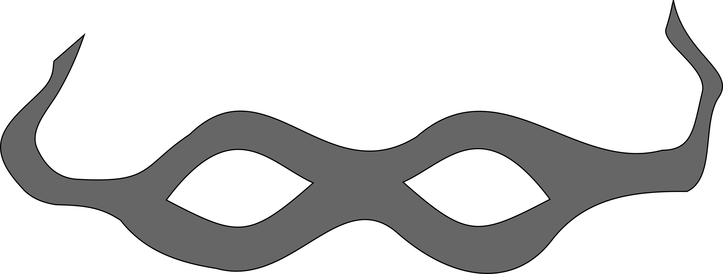 Clip Arts Related To - Ninja Mask Clipart (2400x912)