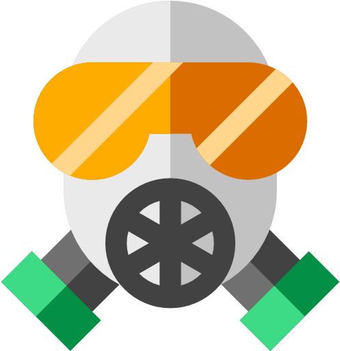 Gas Mask Free Icon - Gas Mask (512x512)