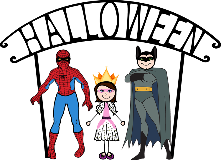 Clipart For Halloween Costumes - Halloween Costume Clip Art (750x543)
