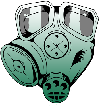 Gas Mask Logo Design By Summoningillustrate Gas Mask 472x413 Png Clipart Download