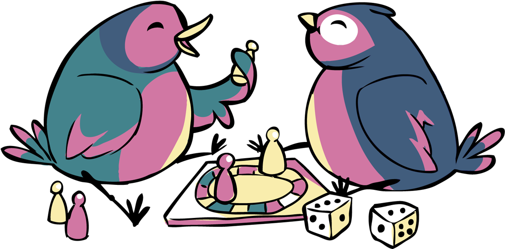 Advisory Board - Animals Playing Board Games Clipart (1024x512)
