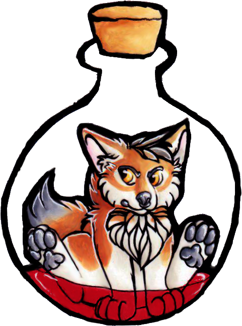 Blood Potion - Cartoon (522x717)