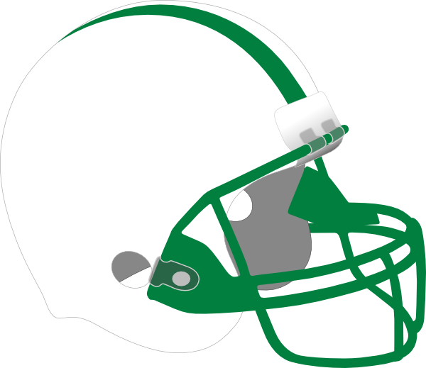 Green And White Helmet Clip Art - Clip Art (600x519)