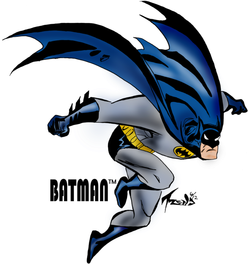 Batman Clipart Flying - Batman The Animated Series (882x905)