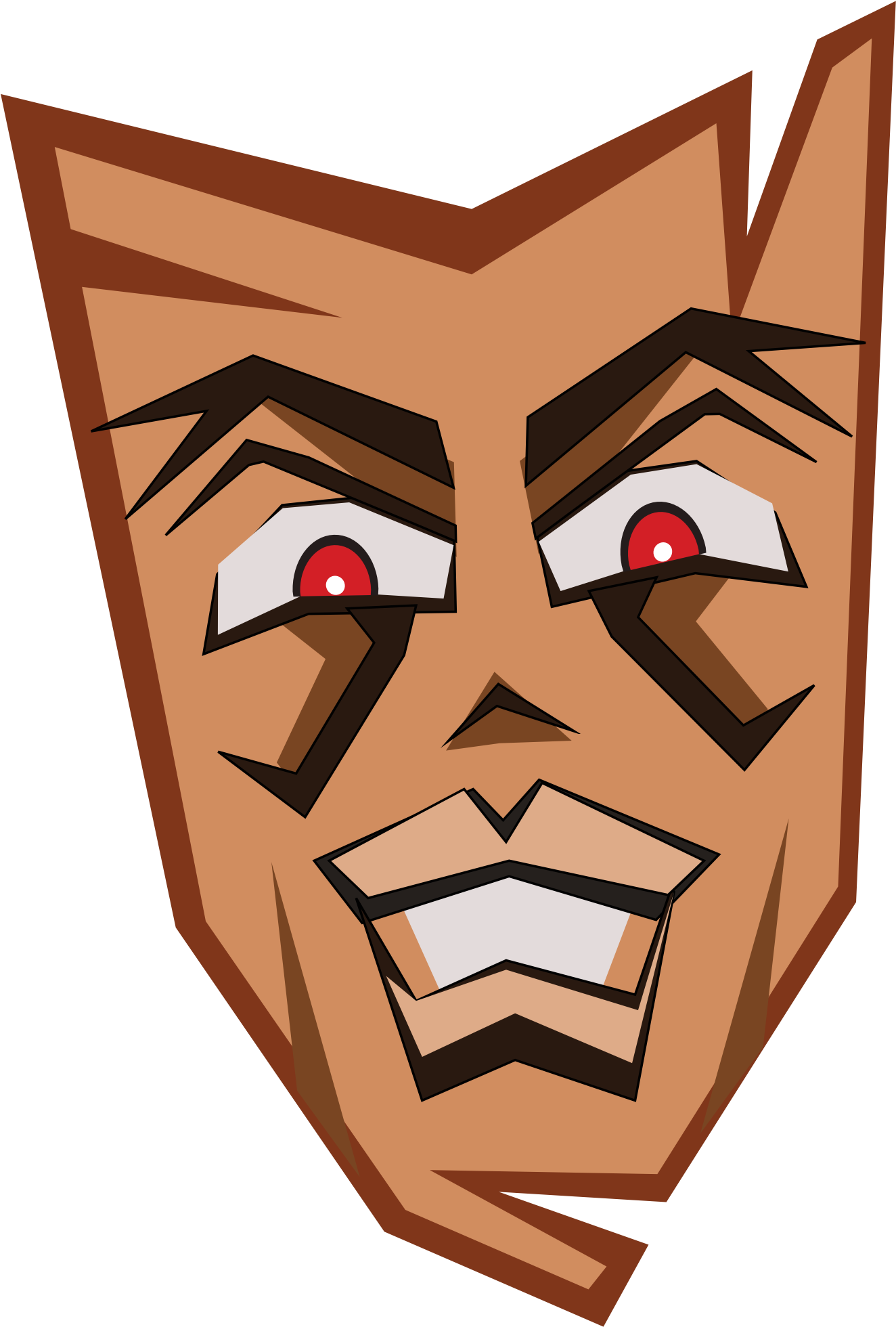 Abstract Tribal Mask 14 1969px 311 - Scalable Vector Graphics (1969x1969)