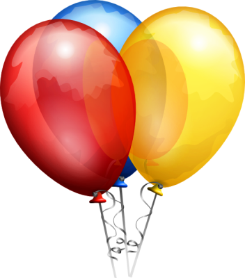 Dominaria Pre Release Weekend - Birthday Balloons No Background (352x400)