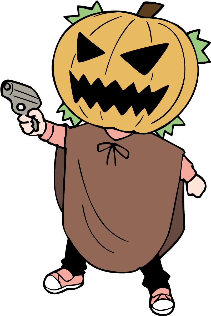 Happy Halloween - Anime Pumpkin Mask (1600x1200)