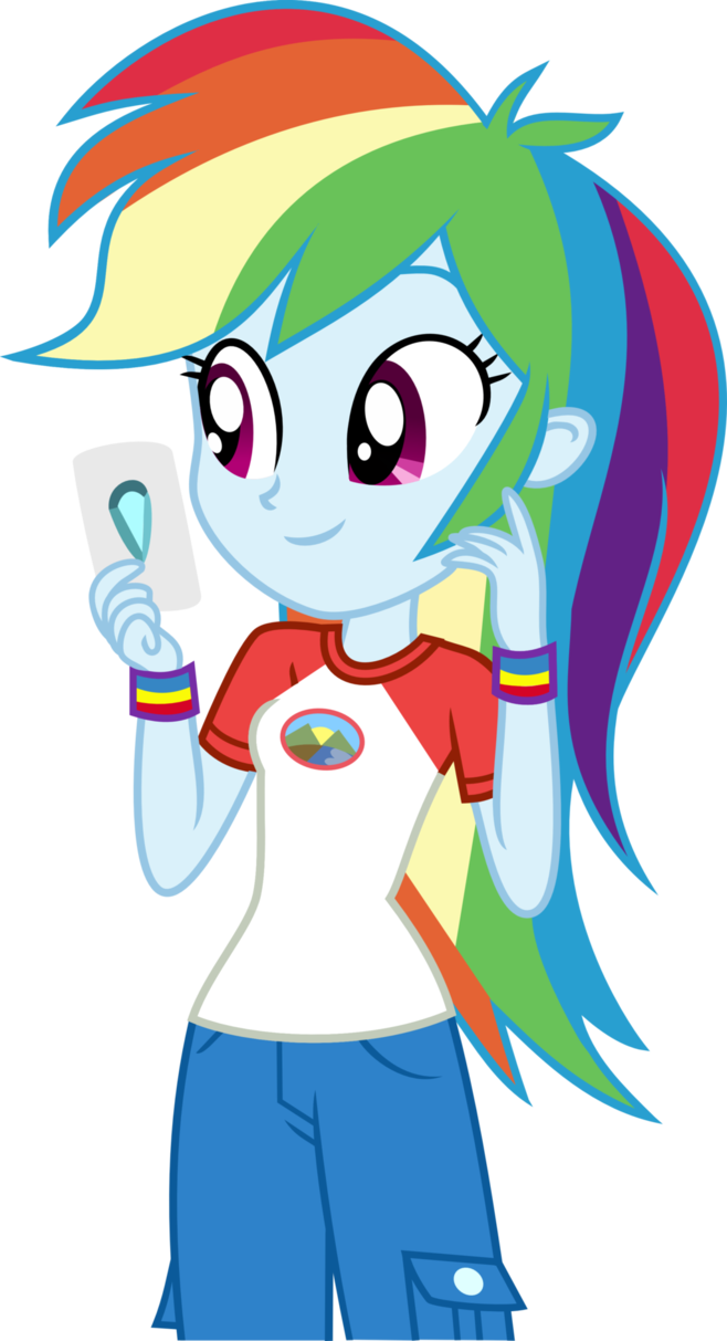 Rainbow Dash Eqg Loe By Anhel032015 - Legend Of Everfree Rainbow Dash (658x1213)